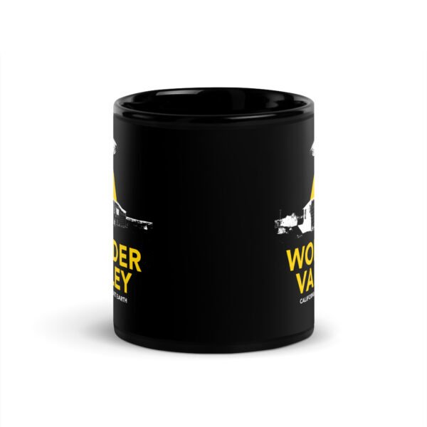 Wonder Valley Black Glossy Mug