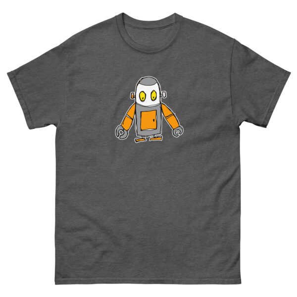 unisex-classic-tee-dark-heather-front-6a683383495e9.jpg Auto the Robot Unisex classic tee