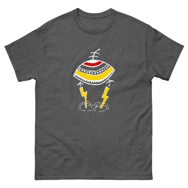 unisex-classic-tee-dark-heather-front-6a6927d4deef3.jpg UFO Attack#1 Unisex classic tee