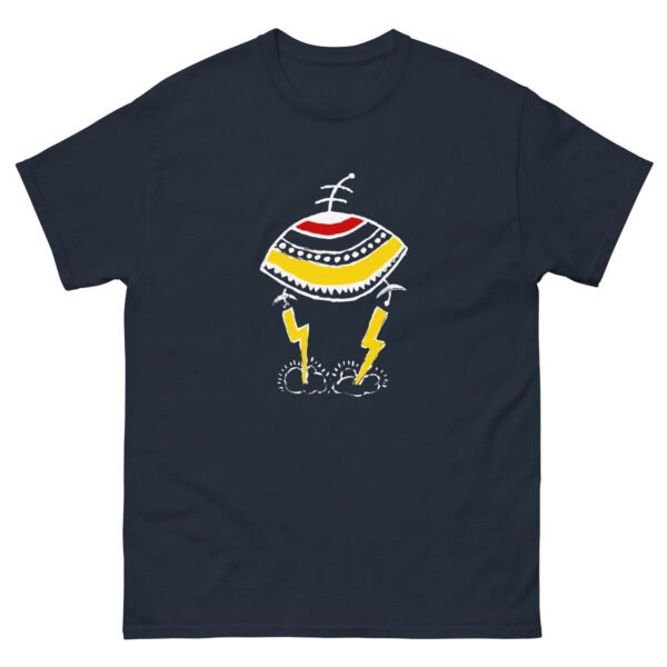 unisex-classic-tee-navy-front-6a6927d4dc362.jpg UFO Attack#1 Unisex classic tee