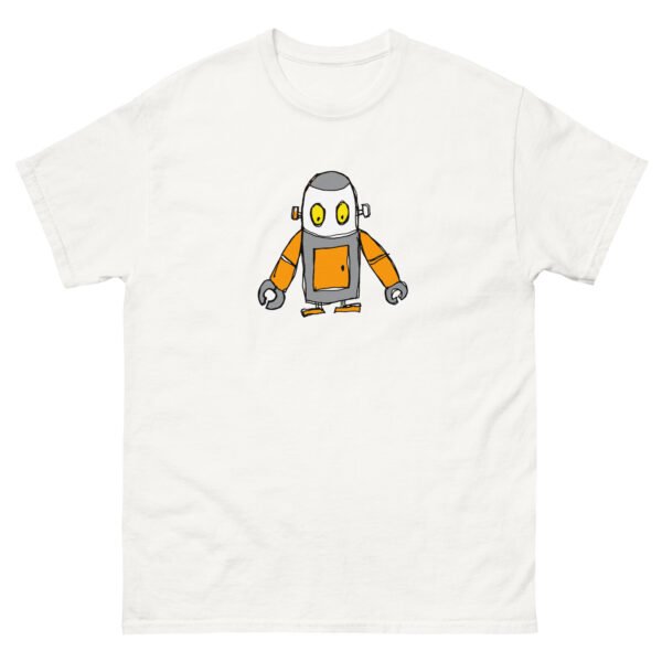 unisex-classic-tee-white-front-6a6833834b517.jpg Auto the Robot Unisex classic tee