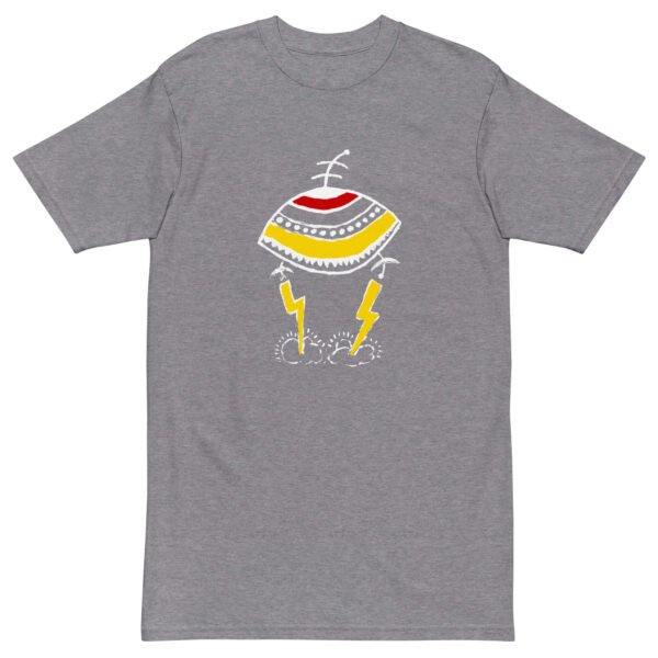 mens-premium-heavyweight-tee-carbon-grey-front-6a73c39794aa9.jpg UFO Attack#1 Men’s premium heavyweight tee