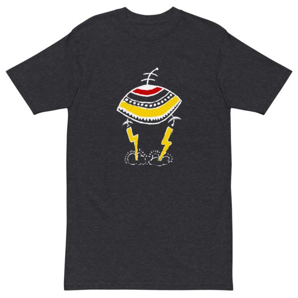 mens-premium-heavyweight-tee-charcoal-heather-front-6a73c39793746.jpg UFO Attack#1 Men’s premium heavyweight tee