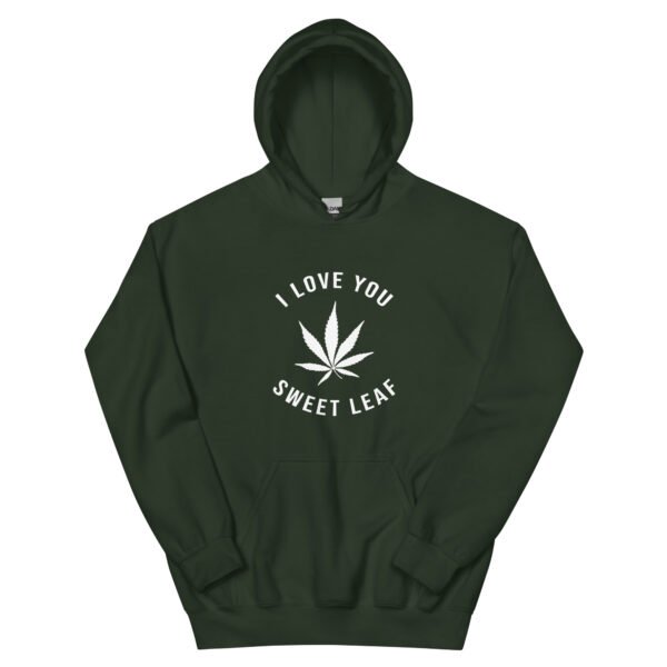 unisex-heavy-blend-hoodie-forest-green-front-6a73ba3f08d38.jpg I Love You Sweet Leaf Unisex Hoodie