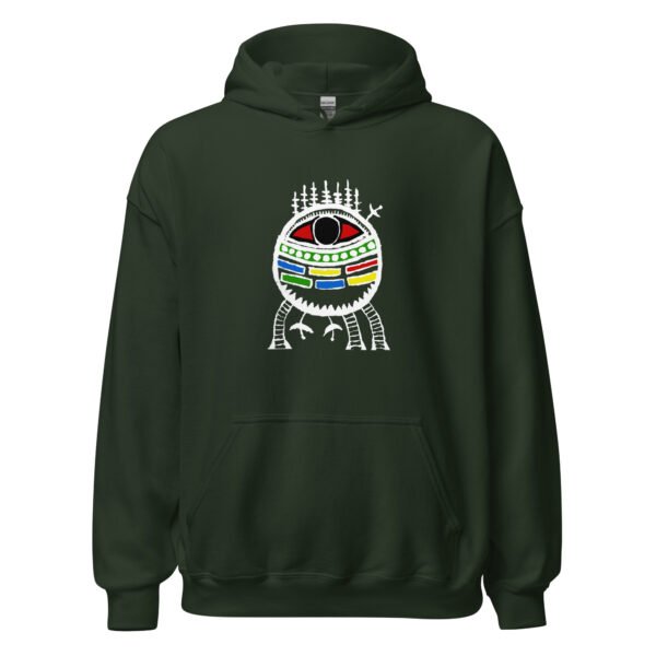 unisex-heavy-blend-hoodie-forest-green-front-6a73c61b8e651.jpg UFO Attack#2 Unisex Hoodie