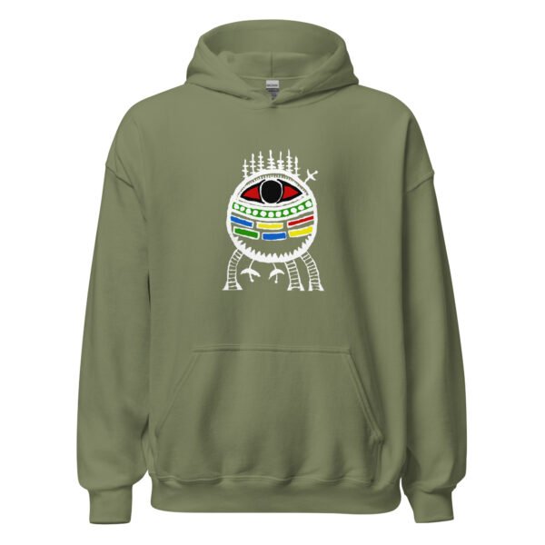 unisex-heavy-blend-hoodie-military-green-front-6a73c61b95430.jpg UFO Attack#2 Unisex Hoodie