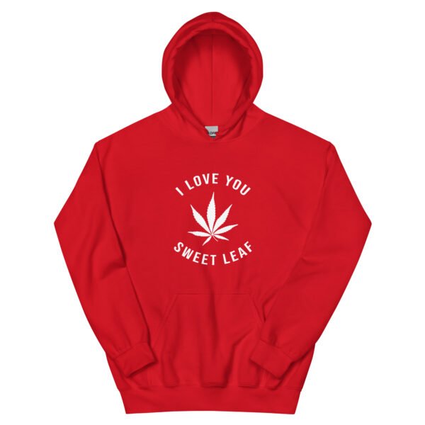 unisex-heavy-blend-hoodie-red-front-6a73ba3f09d42.jpg I Love You Sweet Leaf Unisex Hoodie